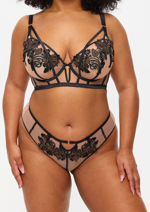 Enticement Non Padded Plunge Bra image number 1.0