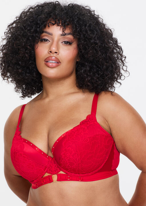 Undisputed Padded Plunge Bra image number 3.0