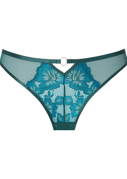 Floral Seduction Lace Brazilian Knickers image number 4.0