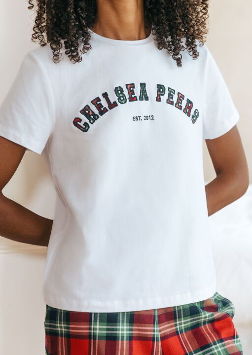 Gingham Brushed Short Sleeved Set image number 3.0