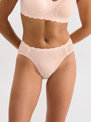 Zero Feel Bliss High Leg Brief - Nude