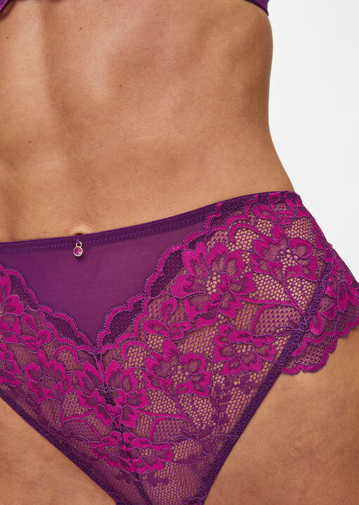 Sexy Lace High Waisted Brazilian image number 4.0