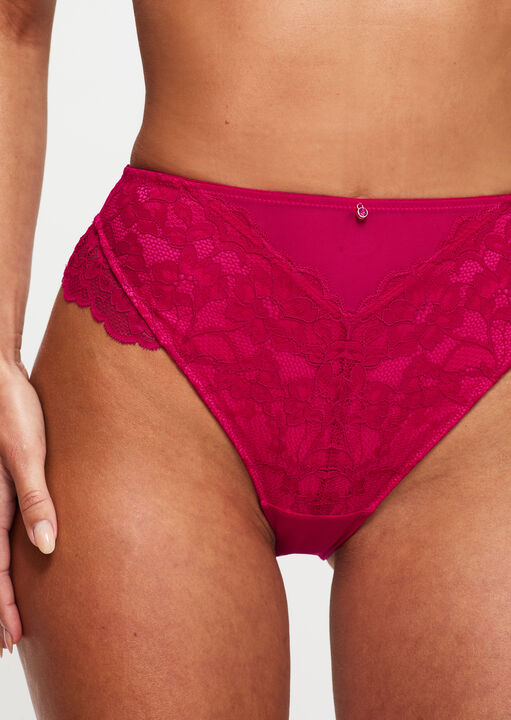 Sexy Lace High Waisted Brazilian image number 3.0