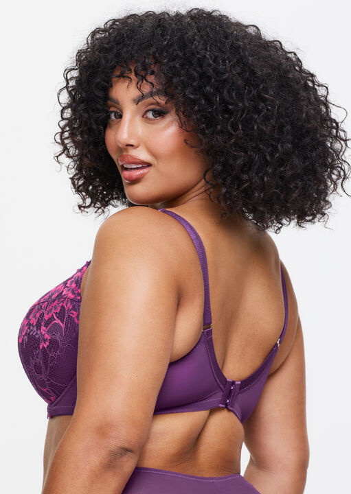 Sexy Lace Padded Plunge Bra image number 5.0