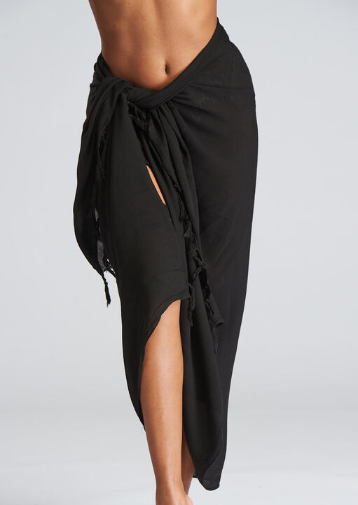Crinkle Fringed Skirt image number 1.0