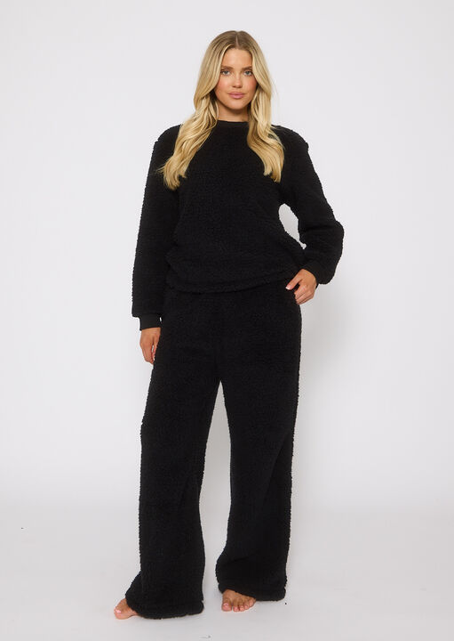 Borg Jumper & Wide Leg Set image number 3.0