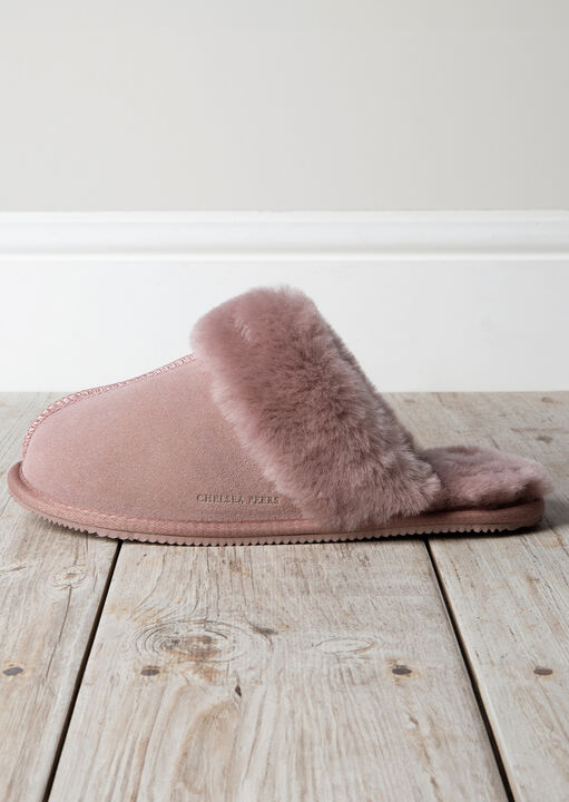 Suede and Shearling Slipper image number 1.0