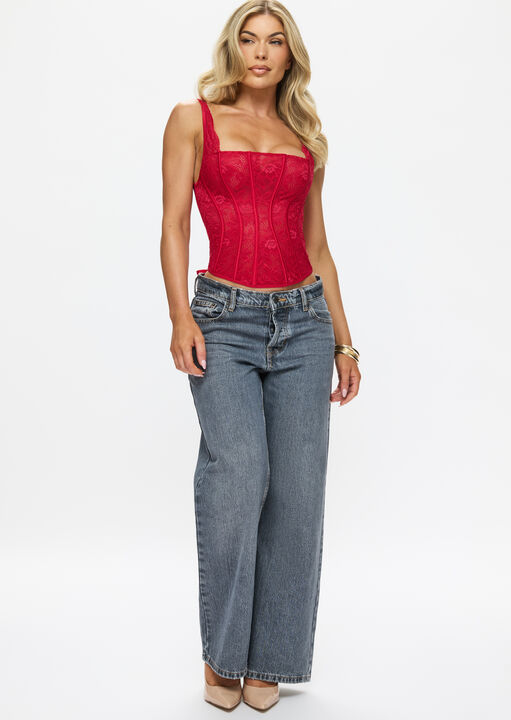 Modern Muse Lace Corset Top image number 5.0