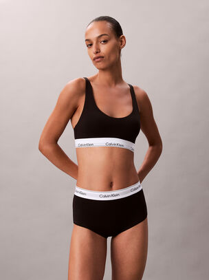 Icon Cotton Modal Boyshort - Black