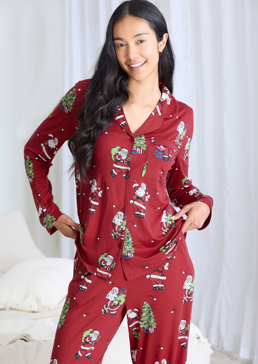 Snowball Santa Long Sleeve Set image number 2.0