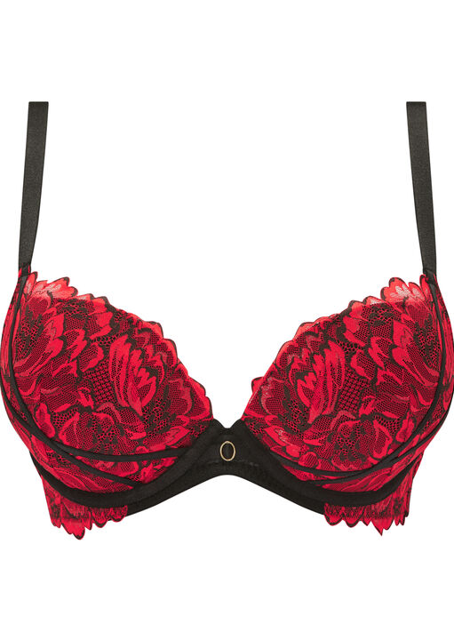 Nightfall Fuller Bust Padded Plunge Bra image number 4.0