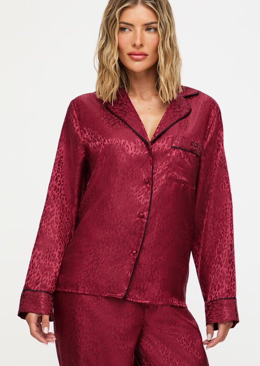 Signature Satin Long Pyjama Set image number 4.0