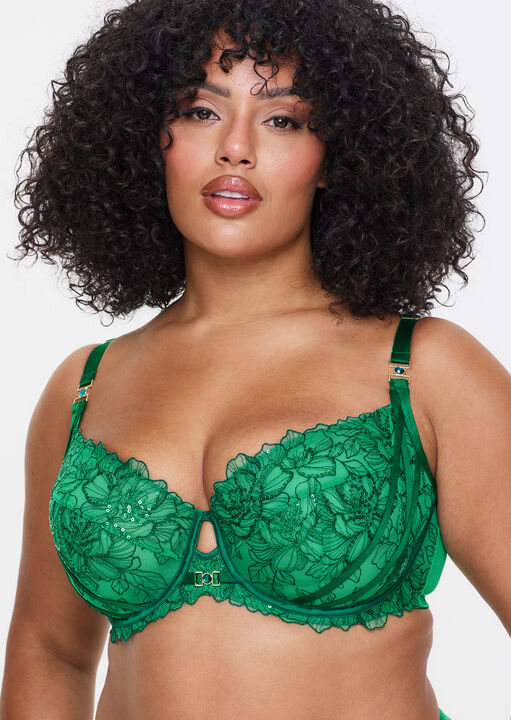 Divine Temptation Non-Padded Balcony Bra image number 1.0