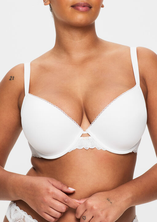Harper Smooth Padded Plunge Bra image number 4.0