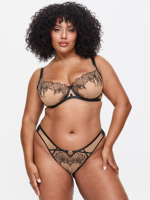 Incensing Non-Padded Fuller Bust Balcony Bra