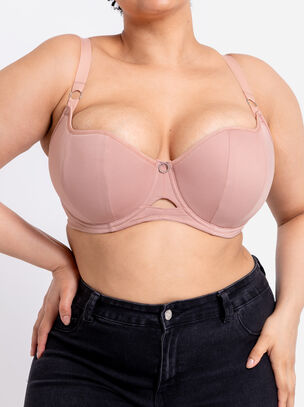 Boost Me Up Padded Balcony Bra - Beige