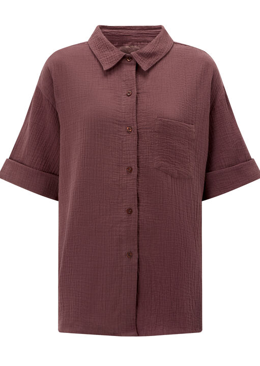 Knickerbox Annie Cotton Short Sleeve Shirt image number 5.0
