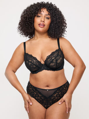 Sexy Lace Fuller Bust Non Padded Plunge Bra Sexy Lace Fuller Bust Non Padded Plunge Bra