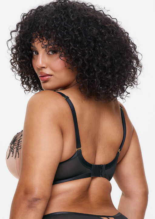 Incensing Non-Padded Fuller Bust Balcony Bra image number 2.0