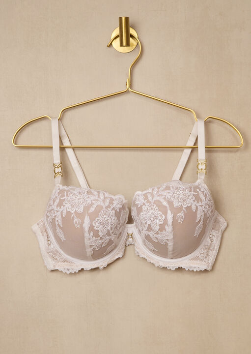 The Icon Fuller Bust Padded Plunge Bra image number 5.0