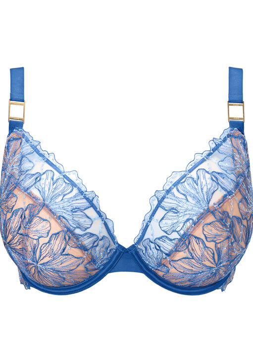 Knickerbox Aria Embroidered Non Padded Plunge Bra image number 8.0