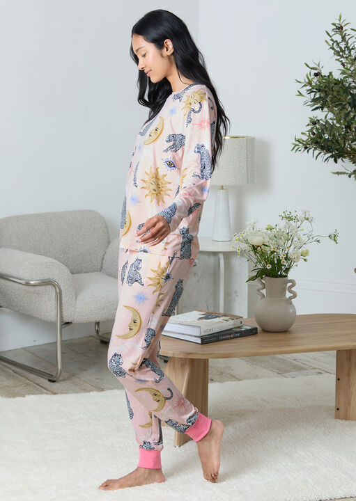 Celestial Leopard Long Sleeve Set image number 4.0