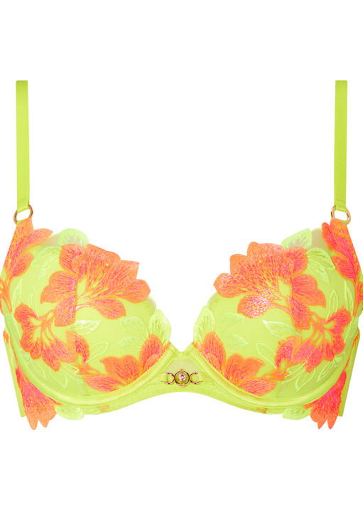 Paradise Glow Padded Plunge Bra image number 5.0