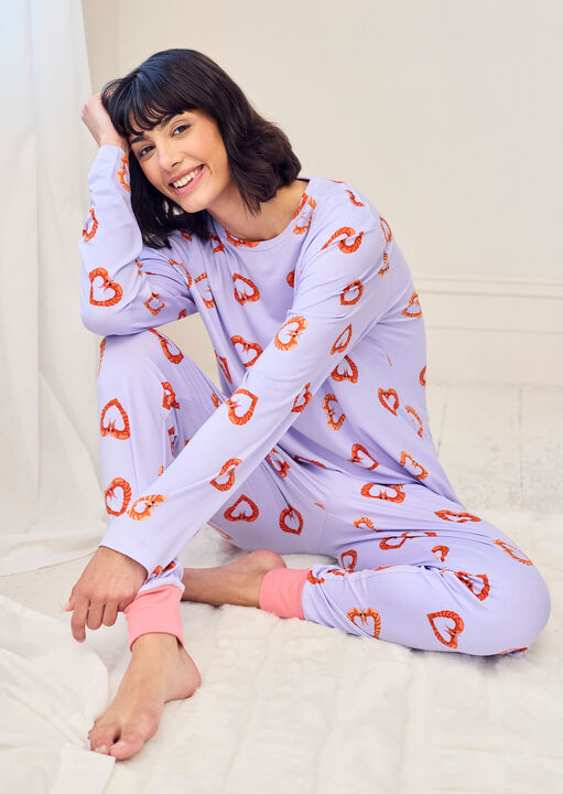 Shrimp Hearts Long Sleeve Set image number 1.0