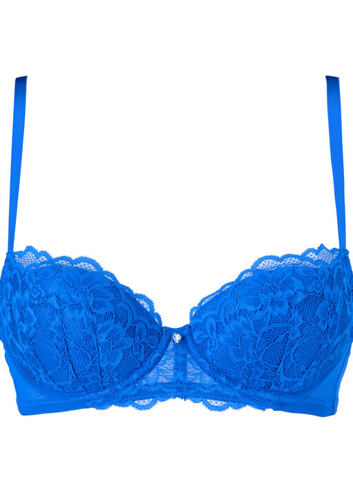 Sexy Lace Padded Balcony Bra image number 5.0