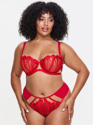 Desiring Decadence Non Padded Fuller Bust Balcony Bra