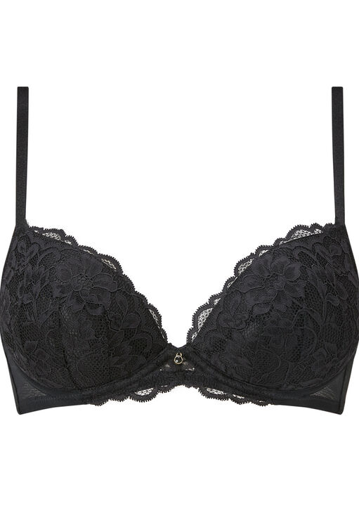 Sexy Lace Padded Plunge Bra - Pack of 2 image number 5.0