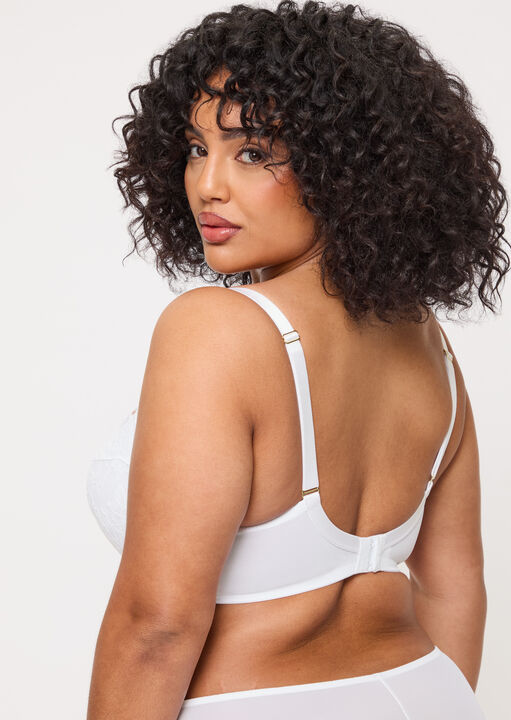 Sexy Lace Padded Balcony Bra image number 4.0