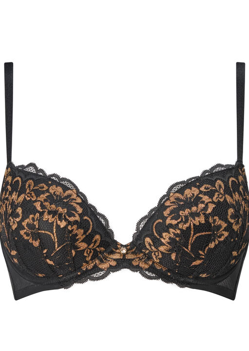 Sexy Lace Padded Plunge Bra image number 8.0
