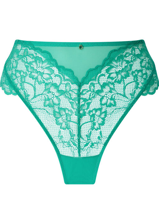 Sexy Lace High Waisted Brazilian image number 4.0