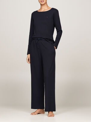 Monotype Long Sleeve Jersey PJ Set - Navy