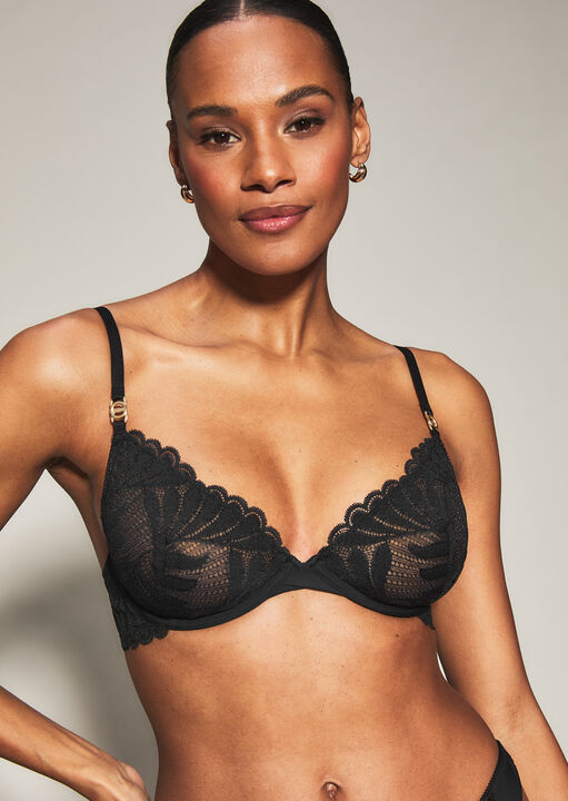 Olivia Non Padded Plunge Bra image number 1.0