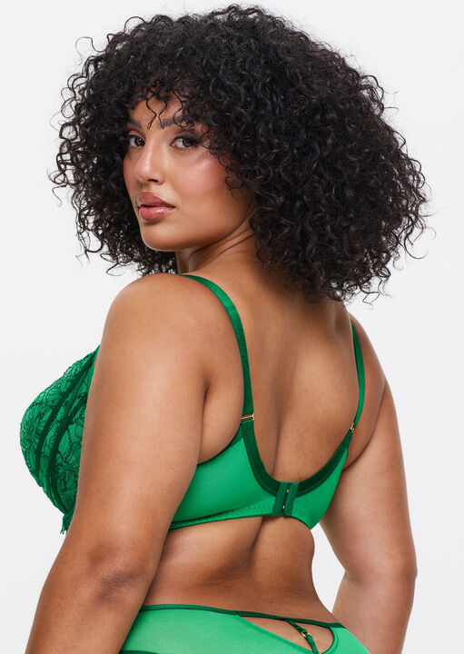 Divine Temptation Non-Padded Balcony Bra image number 2.0