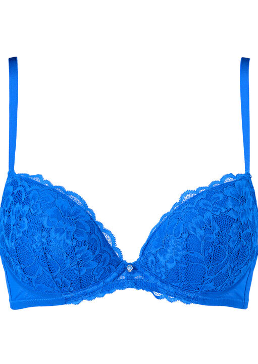 Sexy Lace Padded Plunge Bra image number 5.0