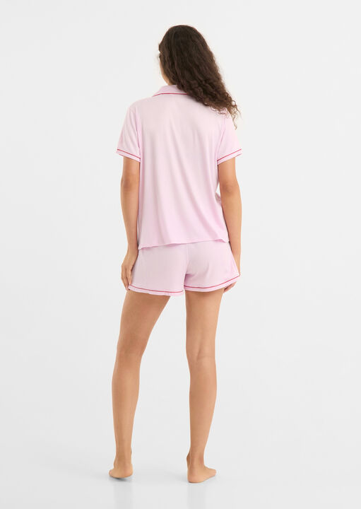 Plain Rib Short Sleeve Set image number 2.0