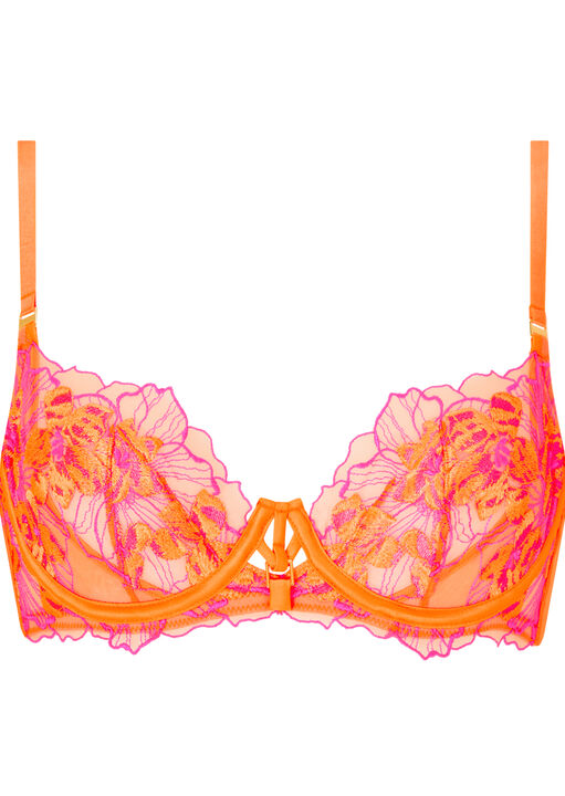 Ambitious Fuller Bust Non Padded Balcony Bra image number 4.0