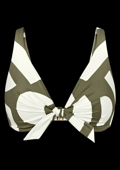 Summer Allure Plunge Tie Top  image number 4.0