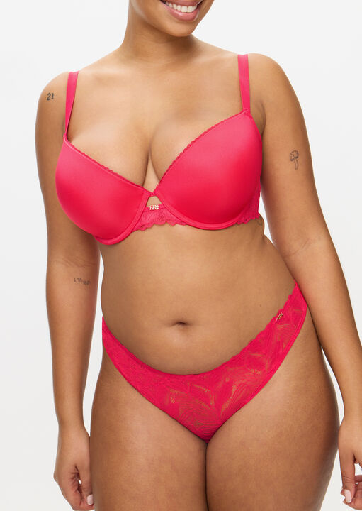 Harper Smooth Padded Plunge Bra image number 6.0