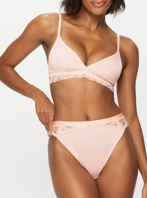 Harper High-Rise Brazilian - Pale Pink