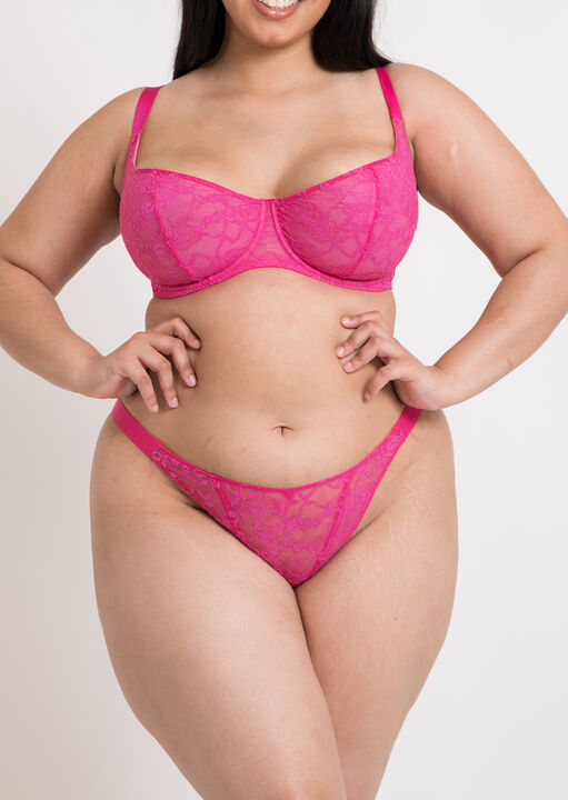 All Night Lace Thong image number 1.0