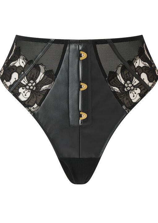 Dark Side High Waist Thong image number 4.0