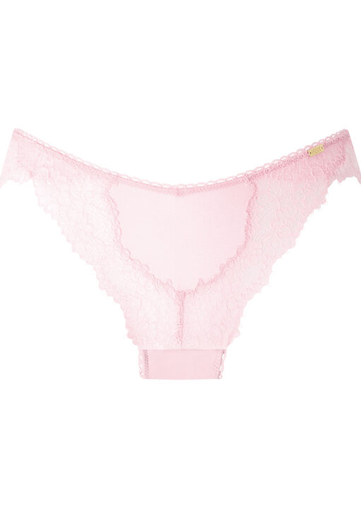 Knickerbox Josie Lace High Leg Brazilian Knickers image number 4.0