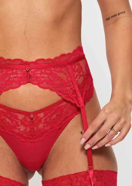 Sexy Lace Suspender Belt image number 3.0
