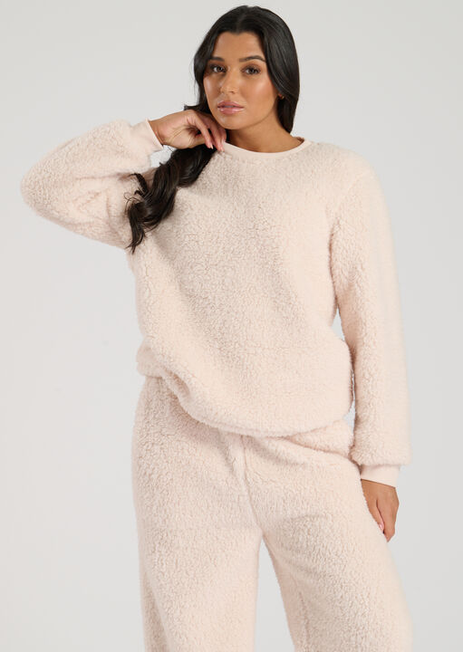 Borg Jumper & Wide Leg Set image number 3.0