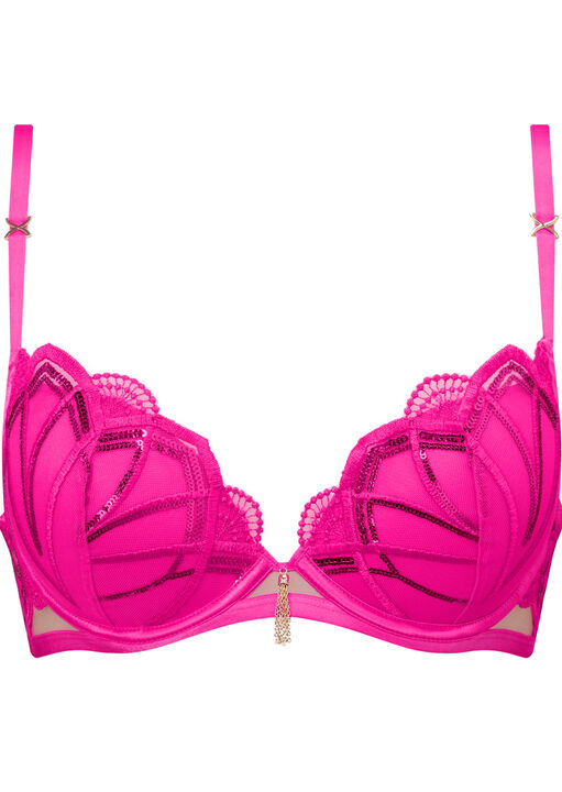Desiring Decadence Padded Plunge Bra image number 4.0