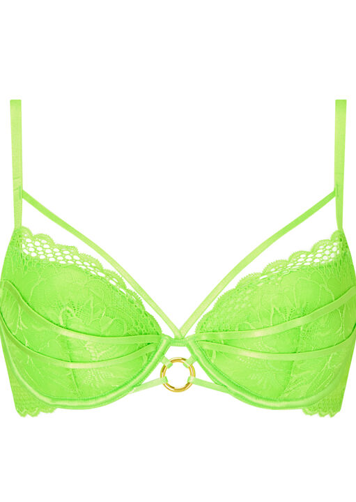 Compelling Padded Plunge Bra image number 4.0